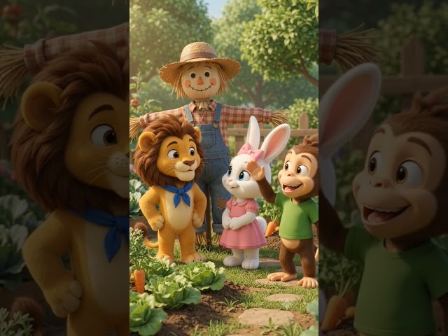 🌾👒 The Little Garden Scarecrow | Fun Toons Short #100👀 WHO IS STANDING IN THE MIDDLE OF THE GARDEN?