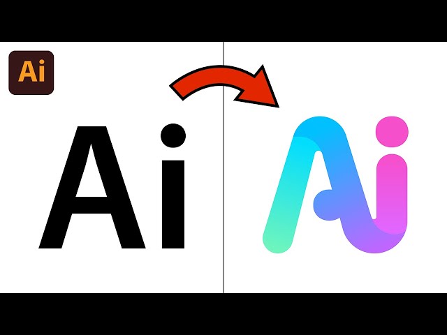 Easy Gradient Logo Design Illustrator Tutorial