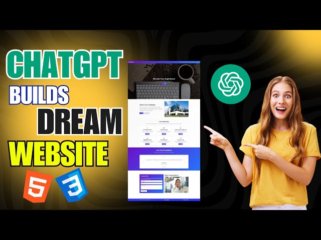 Create Dream Website with ChatGPT | Business Website | HTML & CSS
