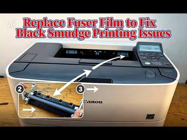 Replace Fuser Film Canon LBP6600 | Easy Repair for Print Quality Problems