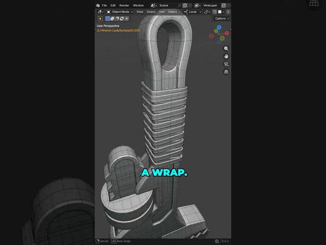 Perfect Wraps in Blender in 60 Seconds