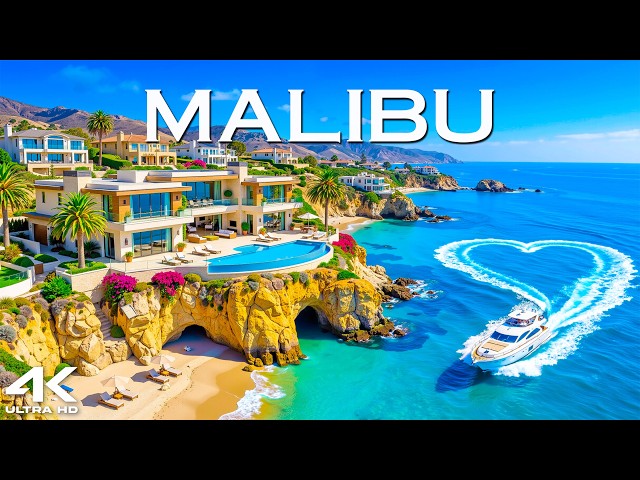 Malibu 🇺🇸 4K | Zuma Beach, Pacific Coast Highway & The Ultimate Coastal Paradise