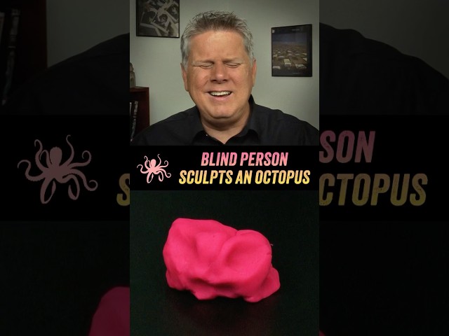 Blind Person Tries Sculpting An Octopus