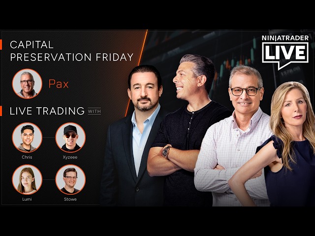 NinjaTrader Live | Futures Trading + Market Analysis | Pax, Chris + Xy, Lumi + Stowe (9/25/26)