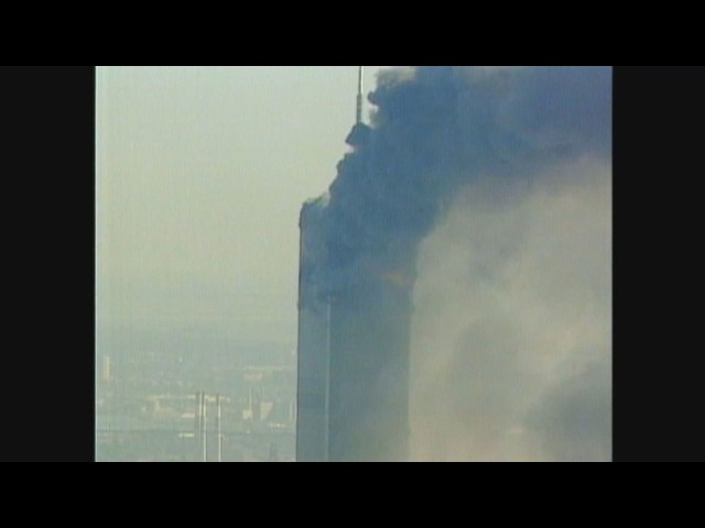 9/11: Video shows collapse of north tower of World Trade Center