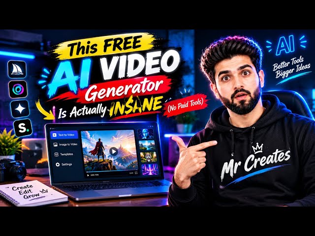 🔥 This FREE AI Video Generator Is Actually INSANE (No Paid Tools)