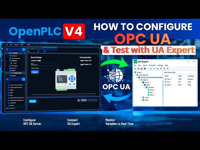 How to Configure OpenPLC V4 OPC UA and Test with UA Expert