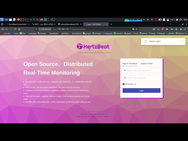 CVE-2024-42323: Apache HertzBeat SnakeYAML Analysis & Remediation