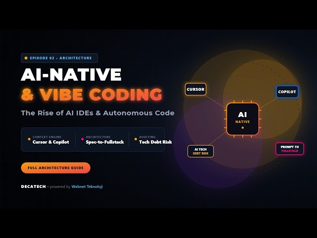 AI-Native Software Development & Vibe Coding: Cursor, Copilot & Fullstack Architecture