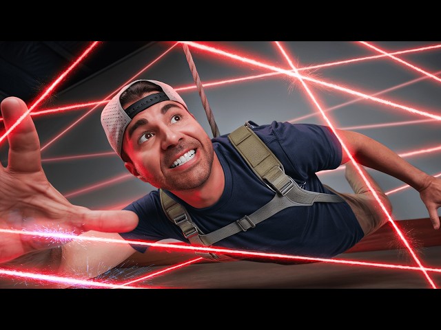 Extreme Laser Maze w/ Toys and Colors!