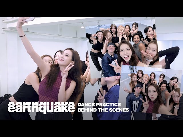 JISOO - 'earthquake' DANCE PRACTICE BEHIND THE SCENES