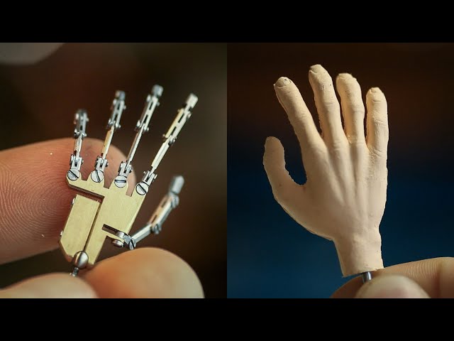 Miniature Stopmotion Hands and Armature | An Unwound Clockwork