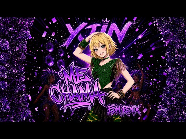 YJIN 'Me Chama (EDM Remix)' Official Audio Visualizer