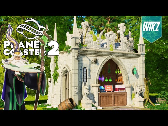 NEW Sorcery Pack in Planet Coaster 2 | 300+ Pieces & Potion Shop Build