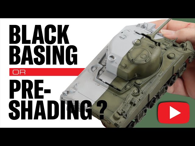 PAINTING HALF a MODEL in the name of science. Black Basing V Pre shading. Which technique is better?