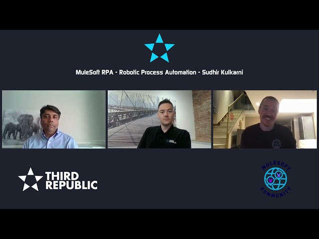 Running with the Mules - MuleSoft RPA - Robotic Process Automation - Sudhir Kulkarni