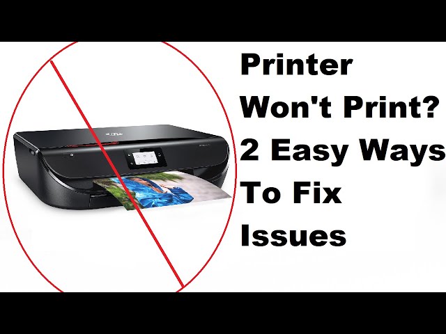 HP Printer Won't Print? 2 Simple Ways To Fix Printer Issues