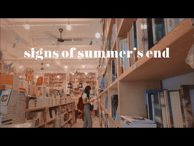 📚 summer's end • a holiday vlog 🍃✨ | chrlene