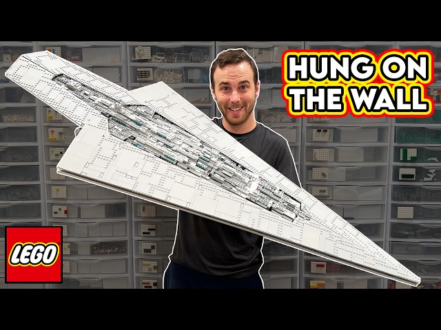 LEGO UCS Super Star Destroyer Review & HUNG ON THE WALL!