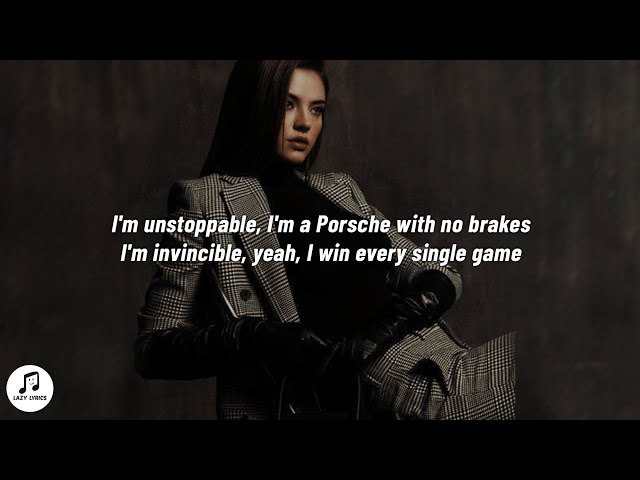 Sia - Unstoppable (Sped Up Lyrics)