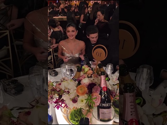 Kylie and Timothee at the golden globes