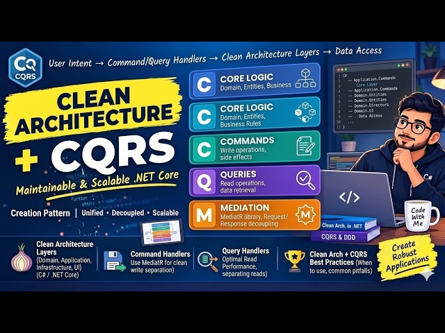 Clean Architecture + CQRS in .NET — Build Scalable Apps the Right Way