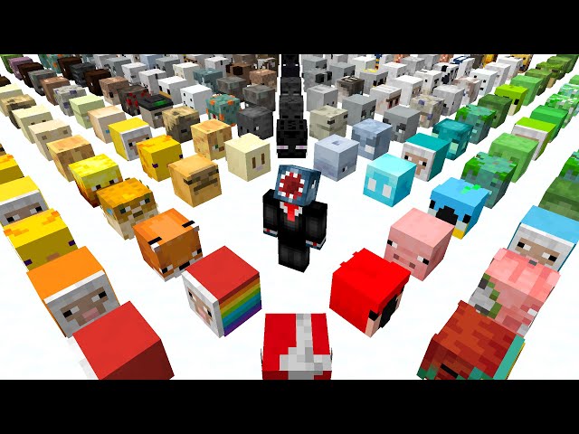 I Collected EVERY Mob Head in 24 hours