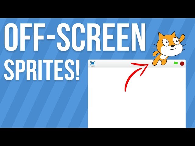 How to move sprites off-screen with Scratch