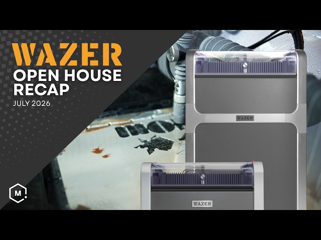 Inside Our WAZER Pro Open House: Waterjet Cutting in Action