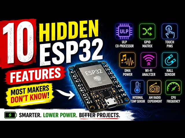 10 Hidden ESP32 Features Most Makers Don’t Know About