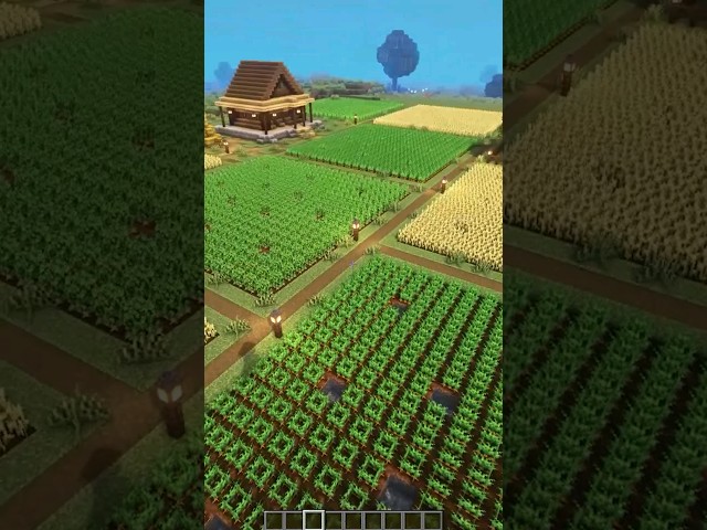 Minecraft Build Ideas: Crop Farm