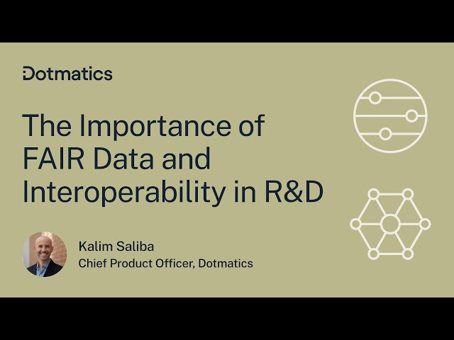 The Importance of FAIR Data and Interoperability in R&D