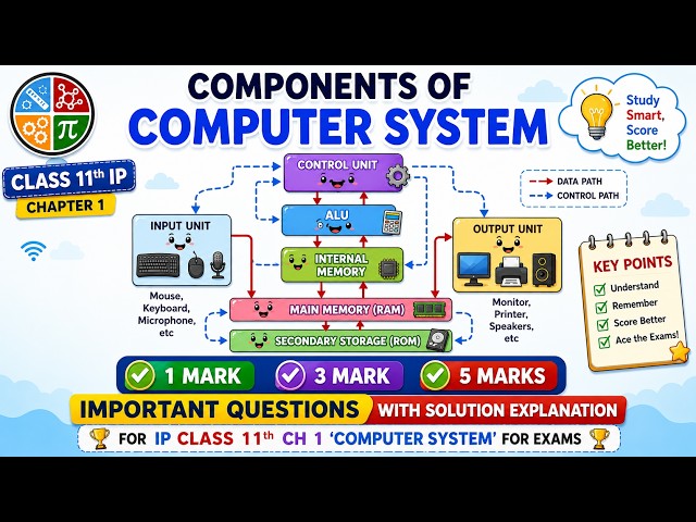 Important Questions for Class 11 Informatics Practices (IP) Exam | MCQs with Solutions Explanations