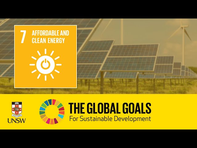 Sustainable Development Goal 7 - Affordable and Clean Energy - Alistair Sproul