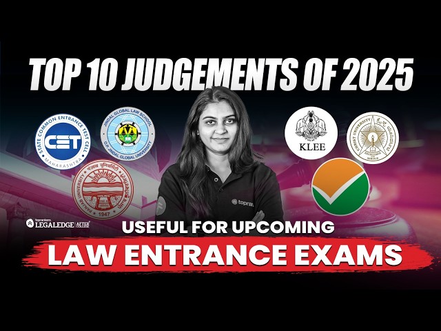 10 Most Important SC Judgements 2025 | Part:, These Judgements Can Decide Your Rank Don’t Skip 😲  👇