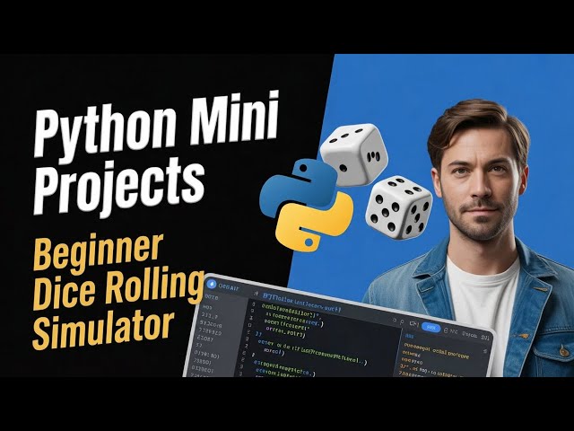 Python Mini Projects Beginner Dice Rolling Simulator