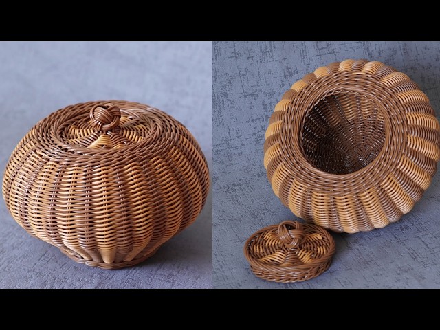 Cute Woven Basket for Walnuts & Dried Fruits | Full DIY Tutorial