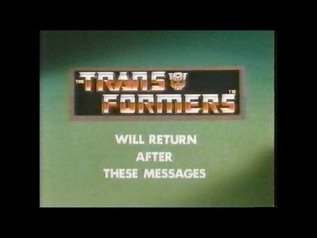 December 1986 Transformers Commercial Breaks from WDRB FOX 41 Louisville KY