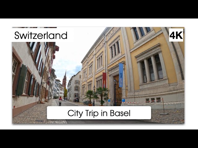 Basel: City Walk (Switzerland, 4K)