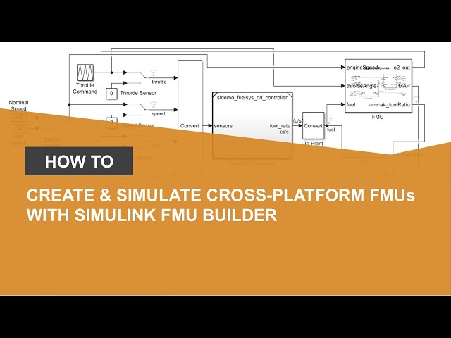 Create & Simulate Cross-Platform FMUs with Simulink FMU Builder