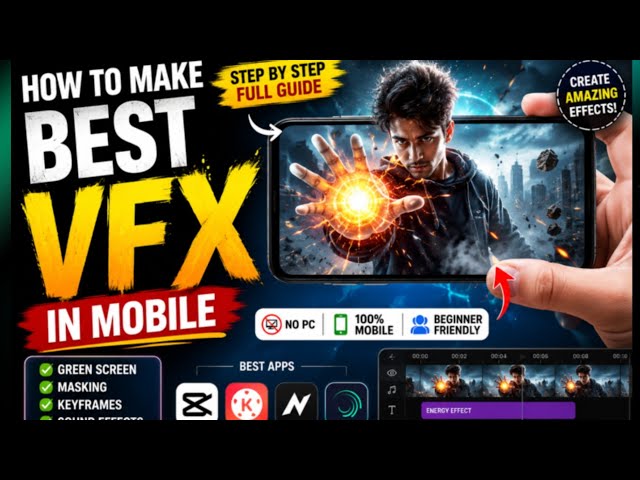 How to Make the Best VFX in Mobile 📱🔥 | Professional VFX Editing Tutorial for Beginner