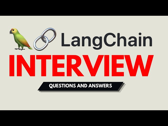 How To Pass A  LangChain  Interview In 2026 | Top 25 Questions And Answers
