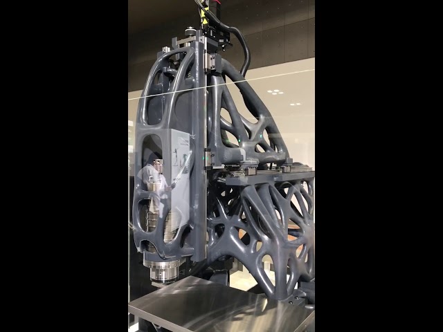 3D-Printed CNC machine frame from DMG-Mori