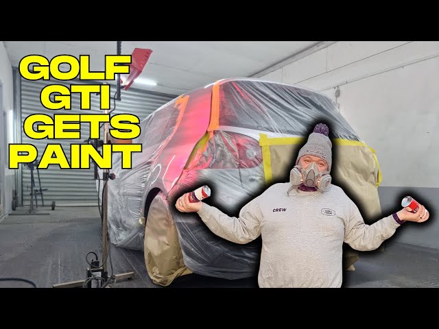 I'VE NEVER PAINTED CAN I FIX MY CRASH DAMAGED VW GOLF GTI!....ARCHES AND SILL REPAIR INCLUDING RUST!