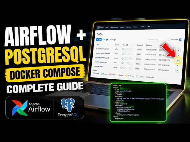 How to configure Docker Compose for local Airflow and PostgreSQL - Complete Guide
