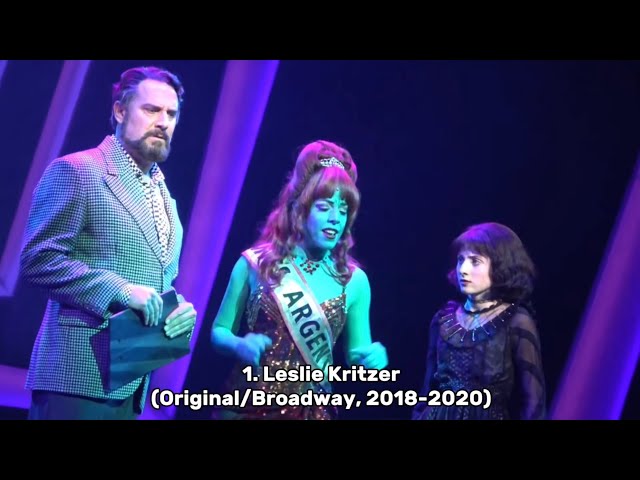 Beetlejuice the Musical “what I know now” Evolution (Comparison) Miss Argentina