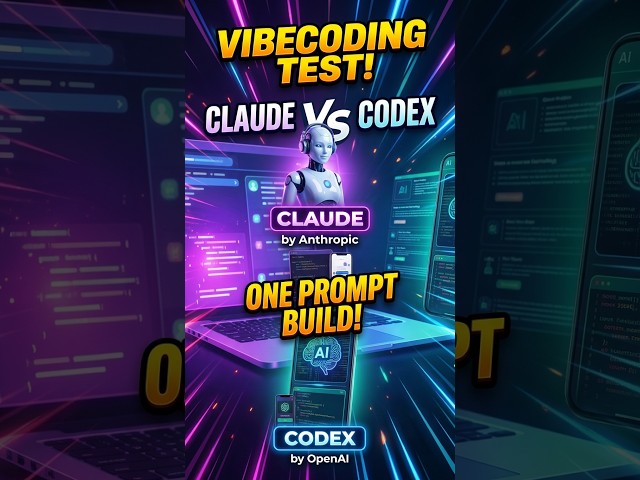 Vibecoding Test: Claude Code vs Codex Under One Prompt Build #vibecoding #vibecode #claude #codex