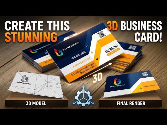 3d Business Card Design