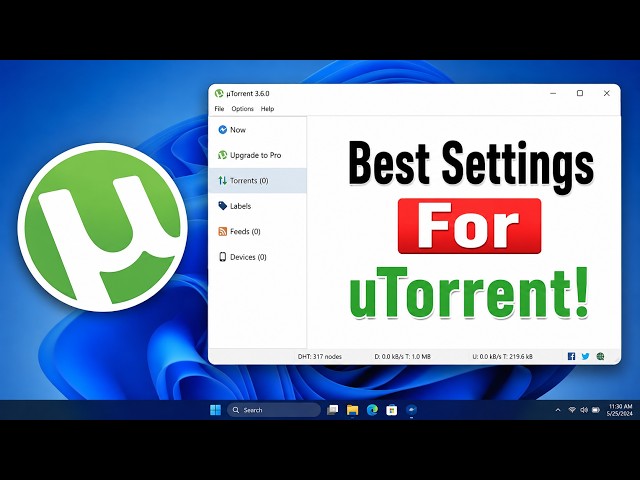 uTorrent Setup Guide - Best Settings for Beginners!