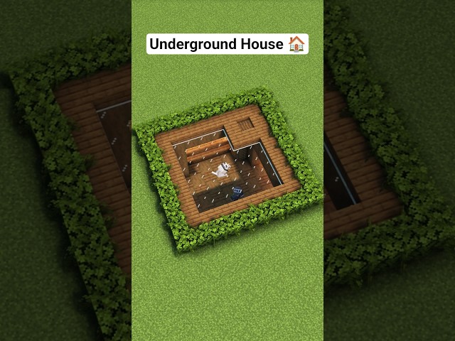 Easy Underground House in MINECRAFT! 🏠✨